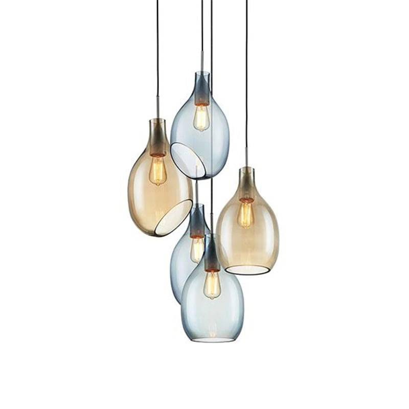 Nordic LED pendant drop lamp Dining Room bedroom ceiling light Chandeliers lamp 