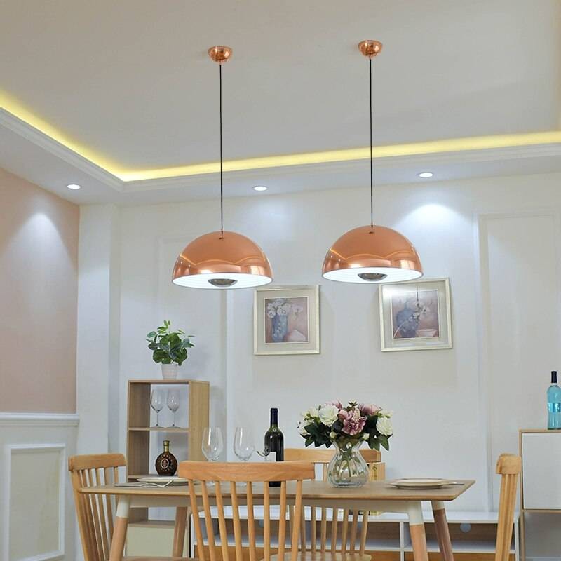 OYI Nordic Ceiling Light Chandelier Lamp 8 Light E27 Light Socket Gold for Living Room Bedroom Dining Room Balcony Restaurant Shop Bar