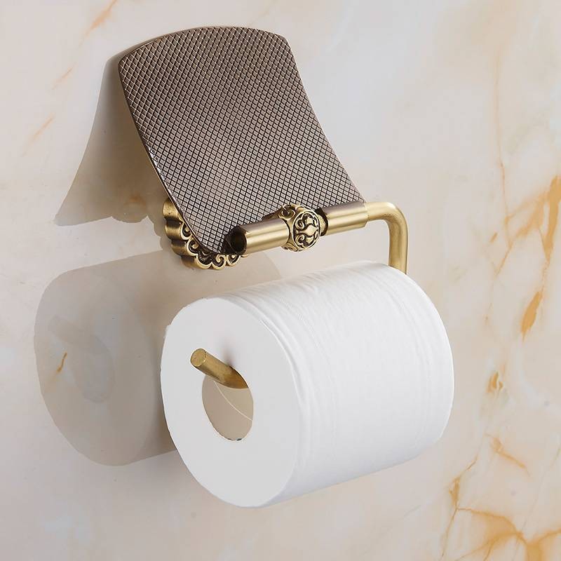 LTD toilet roll holder wall mounted SBBP Antique brass BRITISH PAPER CO 