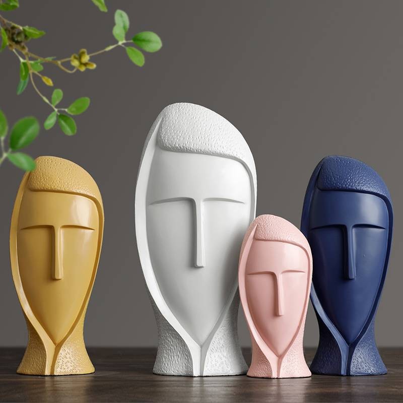 Resin Statue Decorative Sculpture Modern Art For Home Decoration  Accessories Crafts Creative Living Room House Figurines Decor