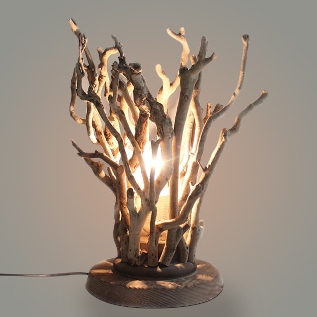 Luxury Rustic Handmade Natural Tree Branches 1Light Twig