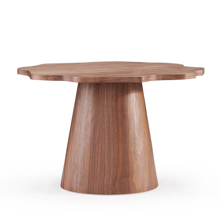 Luxury Rustic Round Wood Coffee Table Pedestal Unique End Table in ...