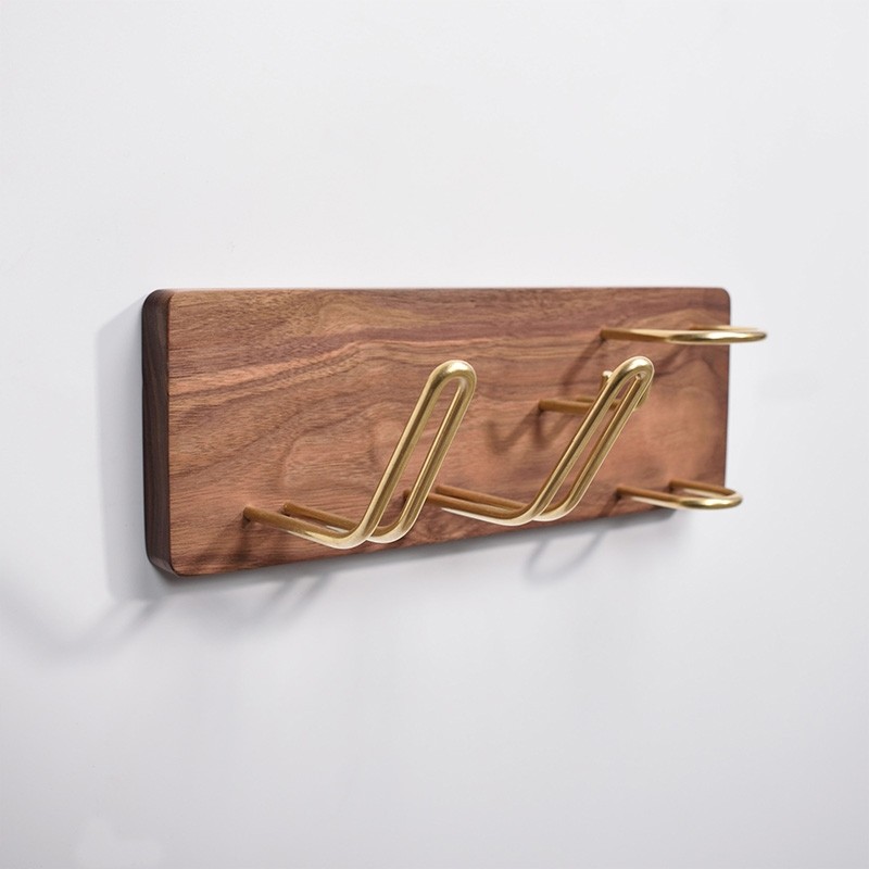 bronze hair dryer holder