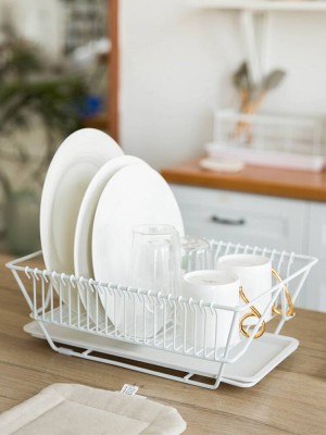 Support de cuisine Baguettes pour assiette de vaisselle Support de rangement pour couteaux à vaisselle Support de séchage