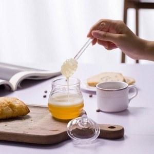 290 ml hochwertige Honigbienen Glas Glas Honig Kristall Zitrone Flasche Marmeladenglas Gewürz Werkzeuge