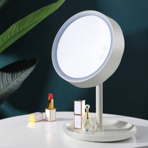 360 drehen LED Kosmetikspiegel mit Licht Mädchen Home Travel Studentenwohnheim Portable füllen Licht Kosmetikspiegel mx12261425