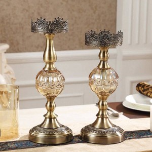 Luxus Metall Kerzenhalter Dekoration Tisch Modell Zimmer Weiche Dekorationen Ornamente Europäischen Candlelight Dinner Requisiten