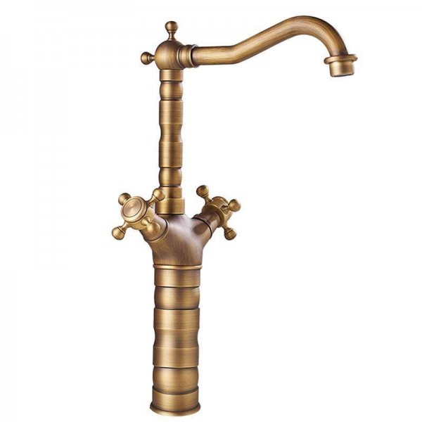 Rubinetto rubinetto acqua calda e fredda Rubinetto rubinetteria rubinetto europeo antico in oro e rame