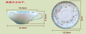 Tazze da tè pomeridiane tazzine da caffè di qualità alloconoplastica allocontoplasmatica set di tazze da caffè e piattini