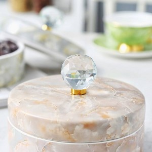Scatola di caramelle in ceramica europea Scatola di immagazzinaggio per la casa Snack Regali di frutta secca