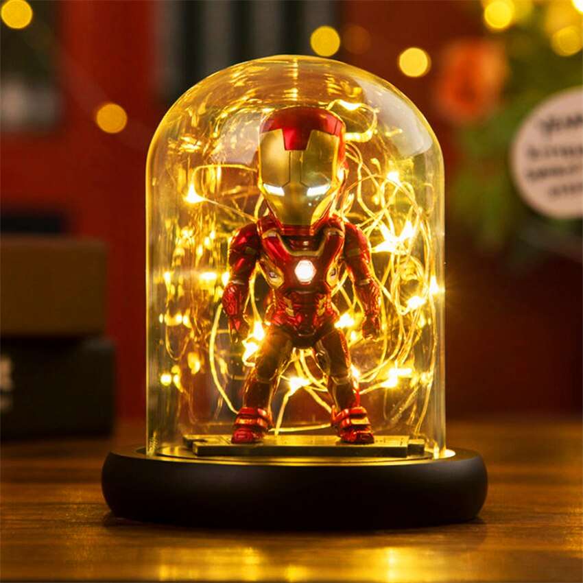 Luxury Hero Spider Led Table Lamp, Iron Man Table Lamp