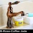 rose coffee jade